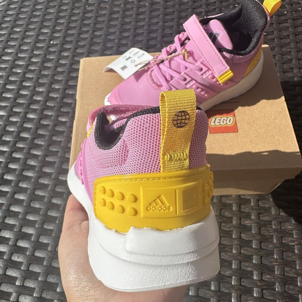Adidas x LEGO Racer TR21 Elastic Laces and Top Strap Kid's Shoes ID7367 - Picture 10 of 16